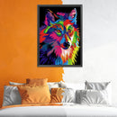 Cotton DIY Cross Stitch 11CT Stamped Colorful Animal Art Embroidery Kit Handw