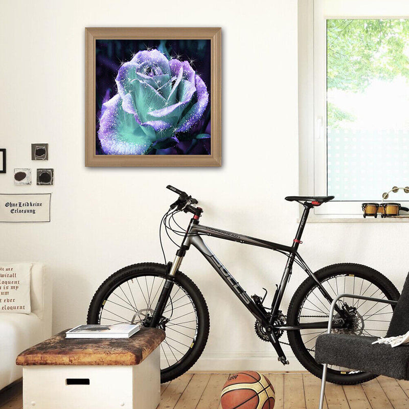 5D DIY Full Drill Diamond Painting Glitter Flower Cross Stitch Embroidery Gift