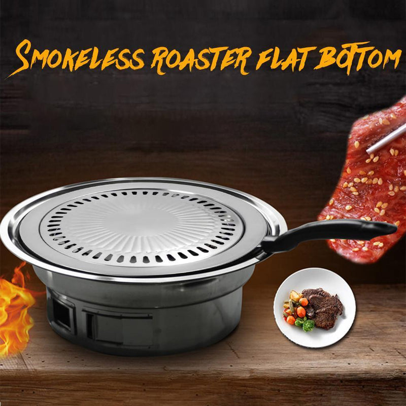 Barbecue Grill Pan Non-Stick Smokeless Gas Stove Plate Household Roasting Gadget