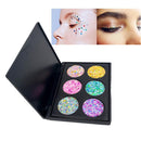 Popfeel 6 Colors Long-lasting Glitter Eyeshadow Pallete Eye Shadow (EK07)