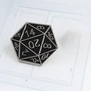 Hexagon Numbers Brooch Badges Fashion Pins Jewelry Gift Clothes Bag Accessories