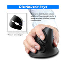 ZELOTES 2.4G Gaming Mouse Ergonomic Upright Optical Wireless LED Game Mouse