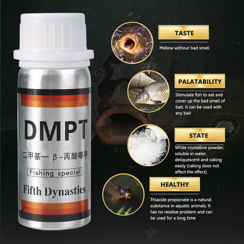 DMPT Fishing Bait Additive Powder Carp Attractive Smell Lure Fish Food Additives