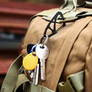 Steel Carabiner Camp Climbing Backpack Clip Keychain Hooks Buckle (Black)