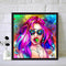 Drill Painting DIY Round 5D Diamond Mosaic Kit Heart Fashion Woman Full Picture