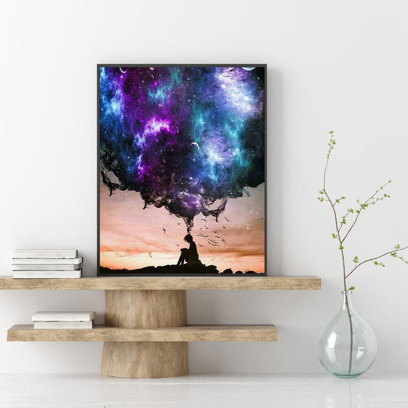 Memory Starry Oil Paint By Numbers Kits Canvas Picture Wall Art DIY Craft C