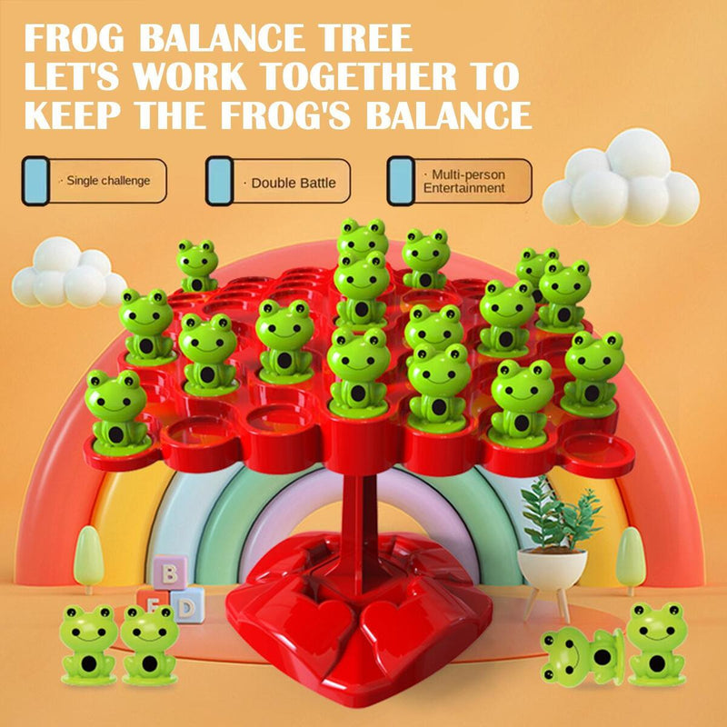 Balanced Tree Frog Frog Balance Counting Toys Frog Balance Board Game Gift`