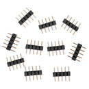 10pcs Male Connector Pin Needle for LED Strip(5Pin RGBW5050)(Black) Newly