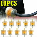 10x Inline Gas Fuel Filter 6MM-7MM 1/4" For Lawn Mower Small Engine Accessories