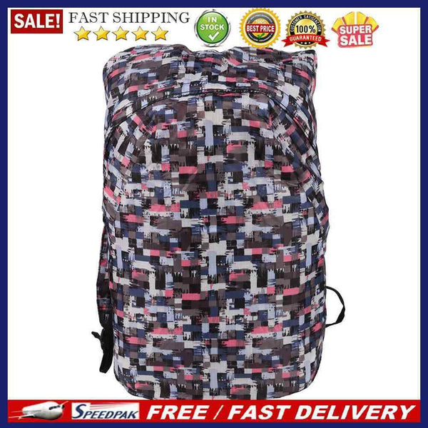Irregular Striped Backpack Waterproof Foldable Climbing Bags Outdoor Pack