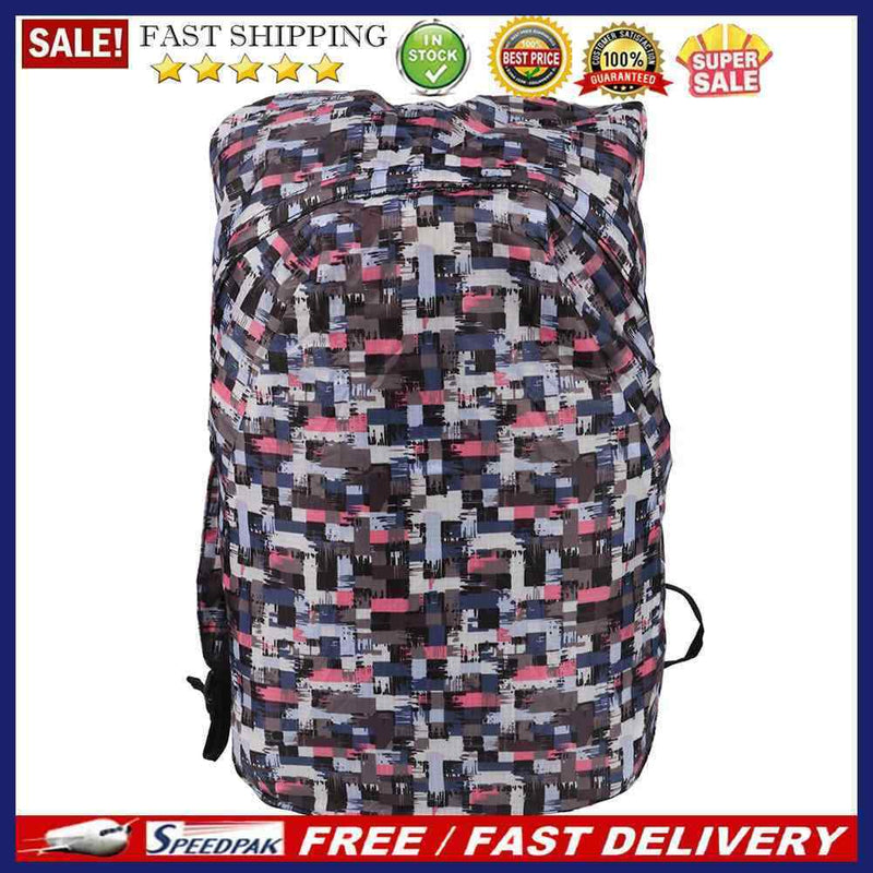 Irregular Striped Backpack Waterproof Foldable Climbing Bags Outdoor Pack