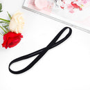 Elastic Sweatbands Pure Anti-slip Football Sport Running Headband (Black) Newly