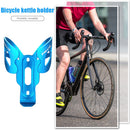 MTB Road Bike Water Bottle Cage Aluminum Lightweight Bottle Bracket (Blue)