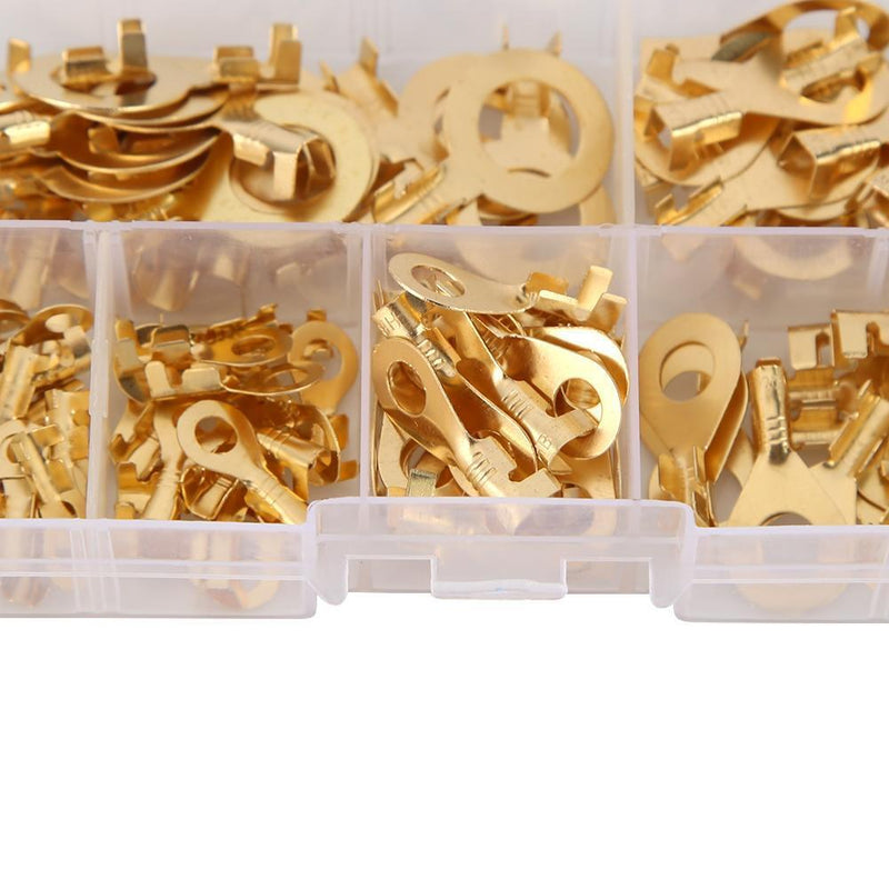 150pcs/set Wire Cable Connectors Ring Crimp Terminal Electrical Non-insulat