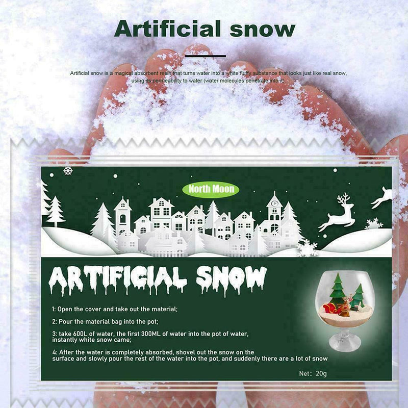 Artificial Dry Powder For Chidren Kids Winter Snowball DIY U0E0 8U9I props J9X6