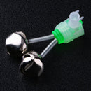 10pcs Twin Bell Fishing Bite Alarms Outdoor Night Fishing Rod Tip Clips