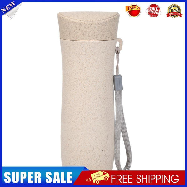 300mL Wheat Straw Drinking Cup Eco-Friendly Tea Mug Water Bottle (Beige)