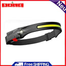 COB Work Headlight 3 Lighting Modes for Cycling Climbing Hiking Fishing Portable