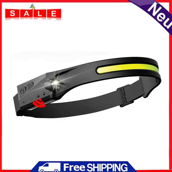 COB Work Headlight 3 Lighting Modes for Cycling Climbing Hiking Fishing Portable