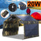Waterproof 20W 5V Foldable USB Solar Panel Charger for Hiking (Camouflage)