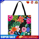 Flowers Printed Shoulder Shopping Bag Casual Large Tote Handbag (40*40cm) K
