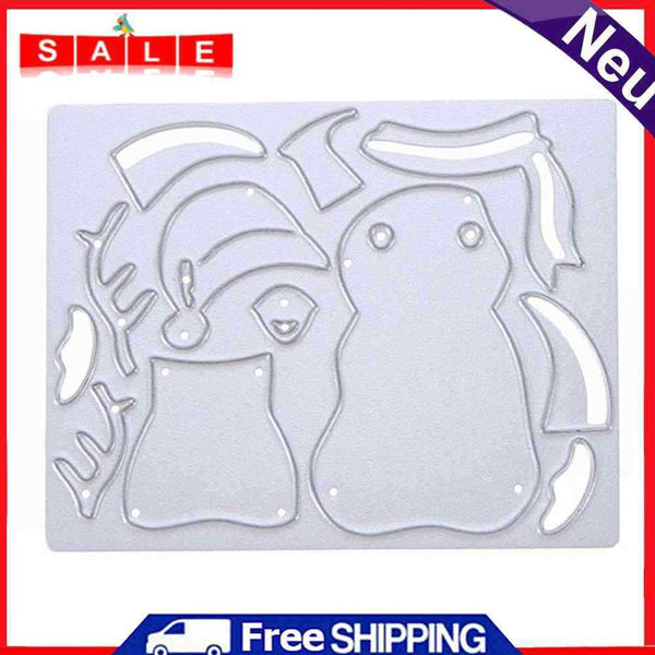 Snowvirtuos Christmas Penguin Boys Joint DIY Scrapbook Embossing Craft Snow