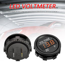 D1 Car Motorcycle DC 12-24V Digital Panel Voltmeter Voltage Meter (Orange) Newly