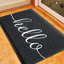 Front Doormat Water Absorption Easy to Clean Floor Mat w/ Non-Slip Back (A)