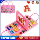 Kids Montessori Toys Educational Buckle Training Sensory Baby Busy Board