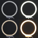 ZM-128 Photo Video 58W 224pcs LED Ring Light 5500K Dimmable Lamp (White)-221900.01