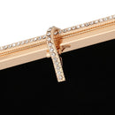 Women Wedding Bridal Party Evening Bag Velvet Diamante Clutch Bag Handbag