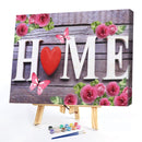 Canvas Paint By Numbers Family Oil Hand Painted Drawing Kit Home Decorations