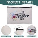 Teacher Appreciation Gifts Teacher Makeup Bag Cosmetic Pencil Pouch (5) Newly