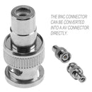 BNC Q9 Male to RCA AV Female Coaxial Connector Adapter for CCTV Camera Newly
