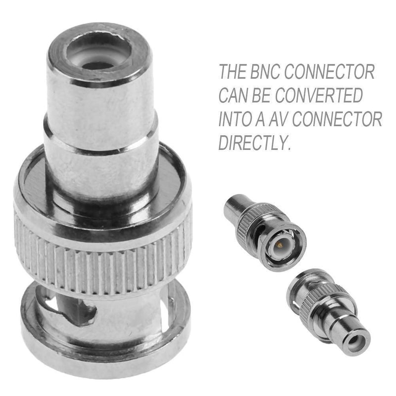 BNC Q9 Male to RCA AV Female Coaxial Connector Adapter for CCTV Camera Newly