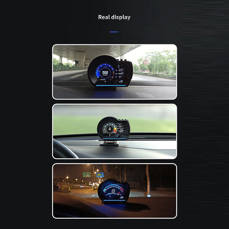 Head Up Display Auto Display Digital Odometer Security Oil Temp RPM