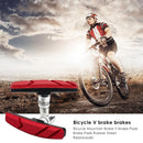 BIKEIN Durable Bicycle Mountain Brake V-brake Pads Bike Accessories(Red) Newly