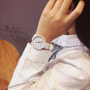 Japanese Women Quartz Wristwatches Silicone Strap Casual Watch Gift (White