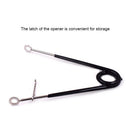 2pcs Stainless Steel Portable Fish Mole Opener + Fishing Hook Lock Remover Kit