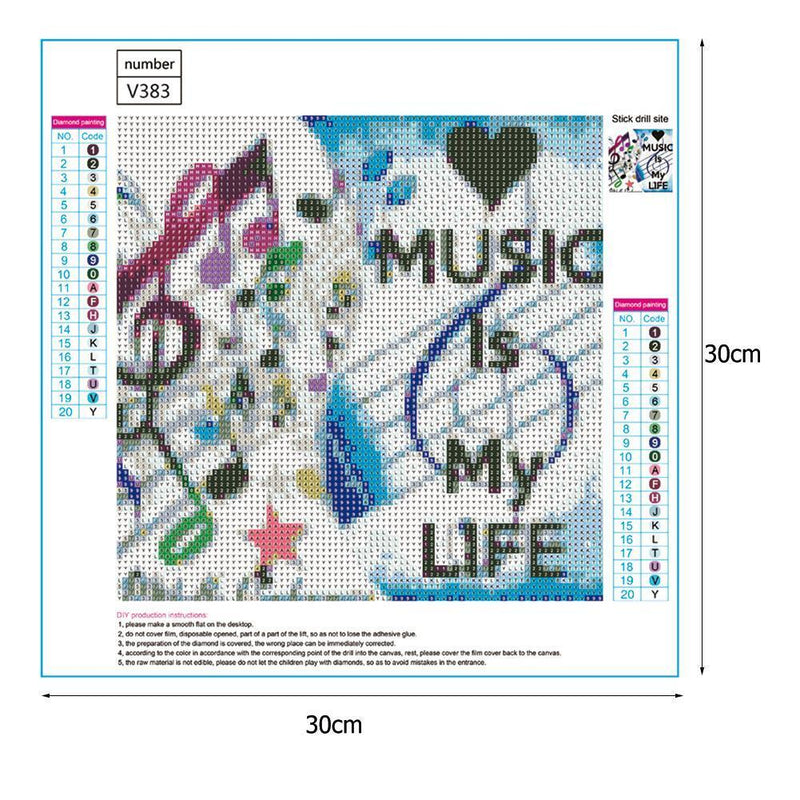 5D DIY Full Drill Diamond Painting Girl Cross Stitch Kits Wall Art (V385)