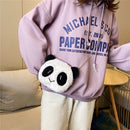 Lovely Panda Crossbody Bags Plush Girls Purse Shoulder Chain Messenger Handbags
