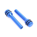 2pcs Universal Aluminum Interior Door Lock Knob Pins for Car Truck (Blue) Newly
