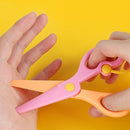 Kids Safe Child DIY Craft Plastic Scissors Paper Cut Hand Art Stationery
