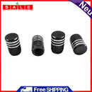 4pcs/set Aluminum Alloy Bicycle Tires Valves Caps Waterproof Air Tyres Nozzle Co