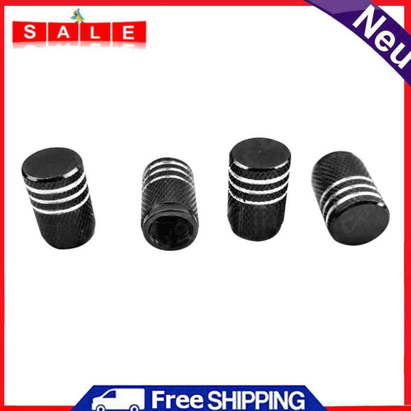 4pcs/set Aluminum Alloy Bicycle Tires Valves Caps Waterproof Air Tyres Nozzle Co