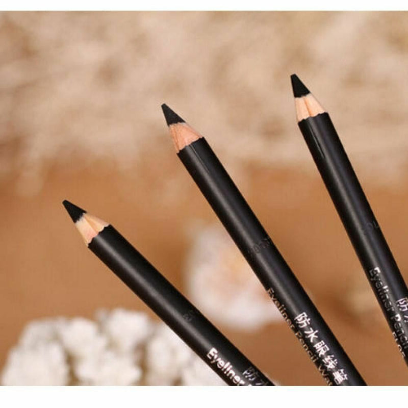 women Smooth Beauty Lasting Waterproof Makeup tool Eyeliner Pencil Black