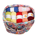 Knitting Needles Yarn Tote Case Oxford Cloth Leaf Wool Hooks Storage Bag