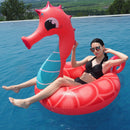 Men Women Portable Float Swim Circle Pool Inflatable Ring Water Survival Ring