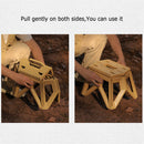 Outdoor Portable Folding Stool Camping Stools for Adults Children (Khaki) Newly