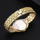 Casual Women Alloy Quartz Watch Fashion Personality Steel Strap Dress Wristwatch